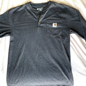 Carhartt Men's Gray Long Sleeve Shirt